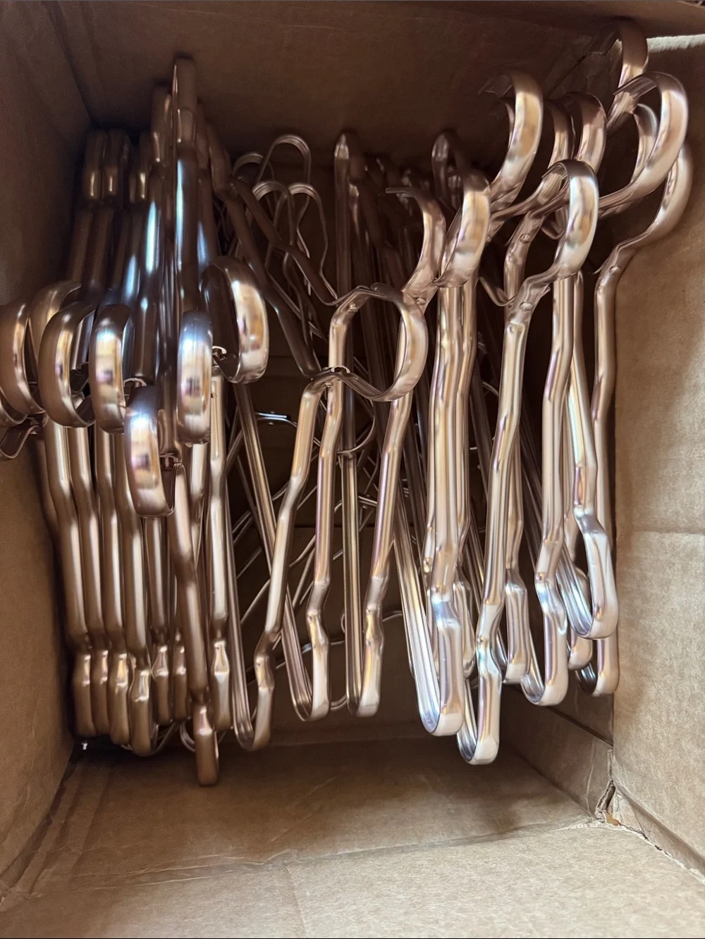 🆕 30 Stainless Steel Metal Clothes Hangers